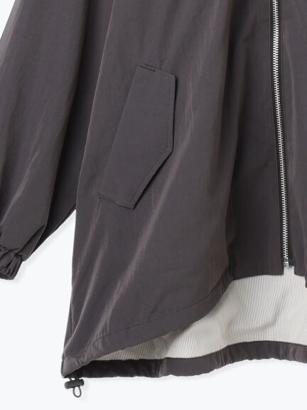 襟付きマウンテンパーカー(チャコールグレー/ベージュ/ブラウン/カーキ)|Samansa Mos2(サマンサ モスモス)通販