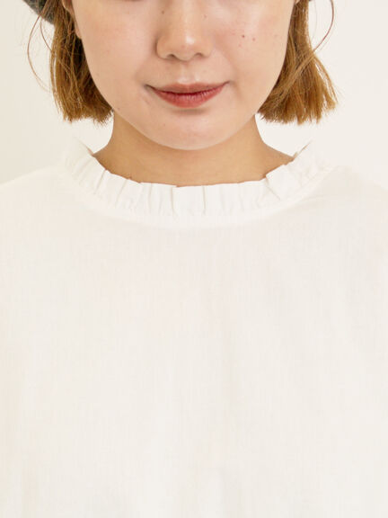 前後2WAY襟フリルチュニック(オフホワイト/チャコールグレー/マスタード)|Samansa Mos2(サマンサ モスモス)通販