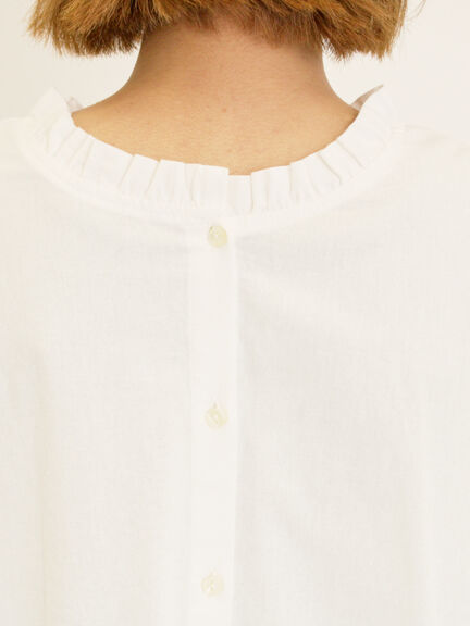 前後2WAY襟フリルチュニック(オフホワイト/チャコールグレー/マスタード)|Samansa Mos2(サマンサ モスモス)通販