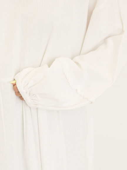 前後2WAY襟フリルチュニック(オフホワイト/チャコールグレー/マスタード)|Samansa Mos2(サマンサ モスモス)通販