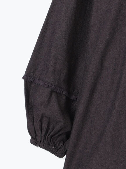 前後2WAY襟フリルチュニック(オフホワイト/チャコールグレー/マスタード)|Samansa Mos2(サマンサ モスモス)通販