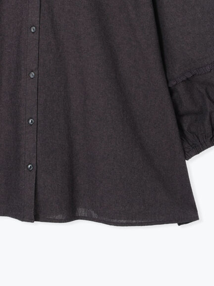 前後2WAY襟フリルチュニック(オフホワイト/チャコールグレー/マスタード)|Samansa Mos2(サマンサ モスモス)通販