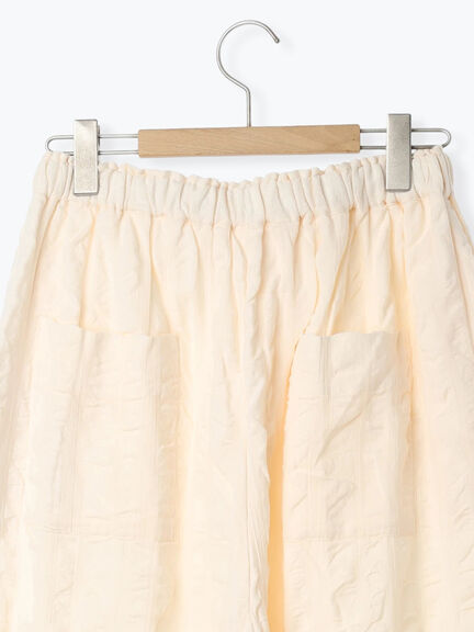 【M/Lサイズ】裾スカラップかぼちゃパンツ(ブラック/モカ/キナリ)|Samansa Mos2(サマンサ モスモス)通販