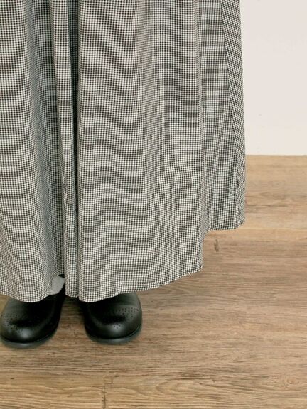 配色ベルトギャザースカート(ブラック/ベージュ/ブルー)|Samansa Mos2(サマンサ モスモス)通販