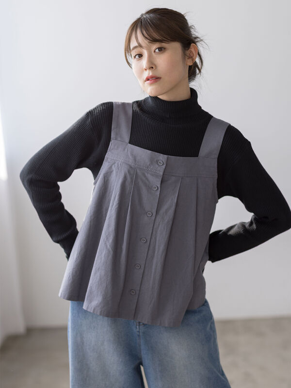 【ゆべし×Samansa Mos2】前後2WAYビスチェ(グレー)|Samansa Mos2(サマンサ モスモス)通販