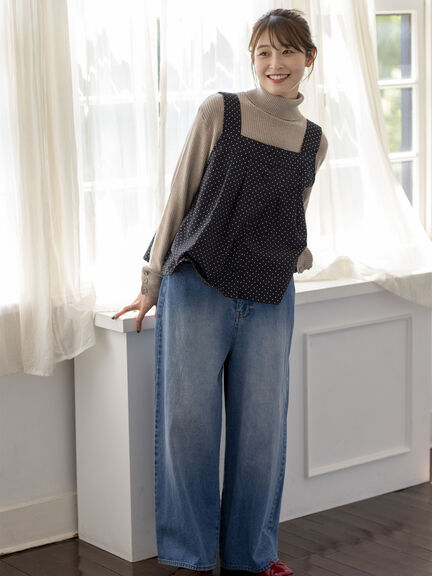 【ゆべし×Samansa Mos2】前後2WAYビスチェ(グレー/ブラック/ベージュ/キャメル)|Samansa Mos2(サマンサ モスモス)通販