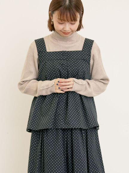 【ゆべし×Samansa Mos2】前後2WAYビスチェ(グレー/ブラック/ベージュ/キャメル)|Samansa Mos2(サマンサ モスモス)通販