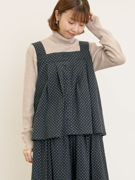 【ゆべし×Samansa Mos2】前後2WAYビスチェ(グレー/ブラック/ベージュ/キャメル)|Samansa Mos2(サマンサ モスモス)通販