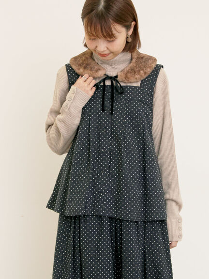 【ゆべし×Samansa Mos2】前後2WAYビスチェ(グレー/ブラック/ベージュ/キャメル)|Samansa Mos2(サマンサ モスモス)通販