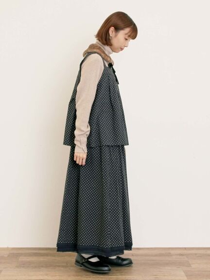 【ゆべし×Samansa Mos2】前後2WAYビスチェ(グレー/ブラック/ベージュ/キャメル)|Samansa Mos2(サマンサ モスモス)通販