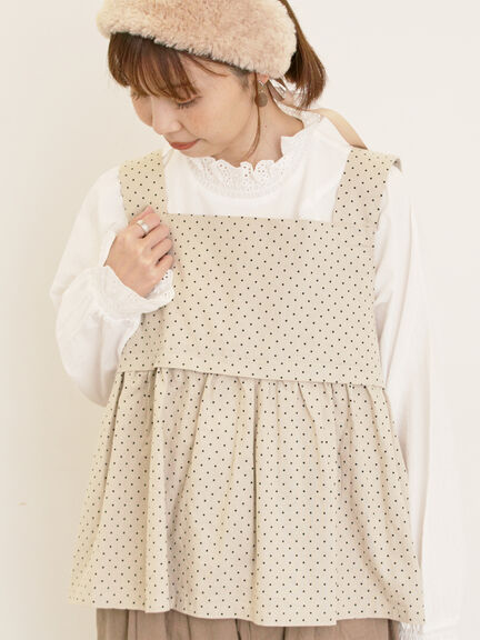 【ゆべし×Samansa Mos2】前後2WAYビスチェ(グレー/ブラック/ベージュ/キャメル)|Samansa Mos2(サマンサ モスモス)通販