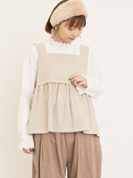 【ゆべし×Samansa Mos2】前後2WAYビスチェ(グレー/ブラック/ベージュ/キャメル)|Samansa Mos2(サマンサ モスモス)通販