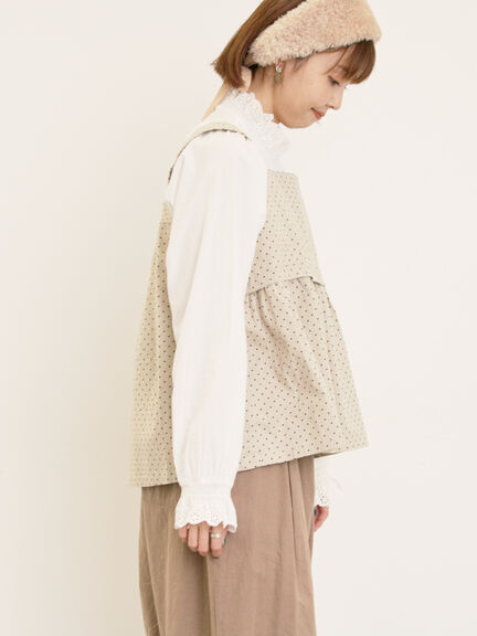 【ゆべし×Samansa Mos2】前後2WAYビスチェ(グレー/ブラック/ベージュ/キャメル)|Samansa Mos2(サマンサ モスモス)通販