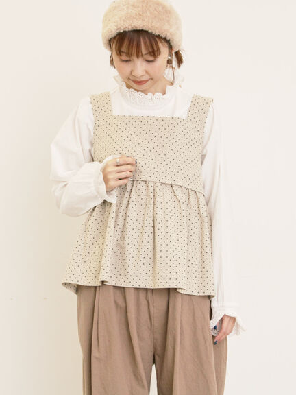 【ゆべし×Samansa Mos2】前後2WAYビスチェ(グレー/ブラック/ベージュ/キャメル)|Samansa Mos2(サマンサ モスモス)通販