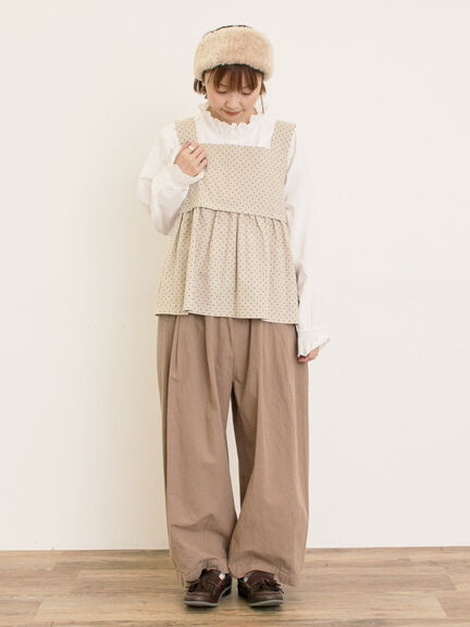 【ゆべし×Samansa Mos2】前後2WAYビスチェ(グレー/ブラック/ベージュ/キャメル)|Samansa Mos2(サマンサ モスモス)通販