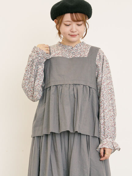 【ゆべし×Samansa Mos2】前後2WAYビスチェ(グレー/ブラック/ベージュ/キャメル)|Samansa Mos2(サマンサ モスモス)通販