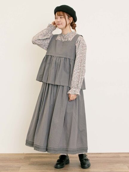 【ゆべし×Samansa Mos2】前後2WAYビスチェ(グレー/ブラック/ベージュ/キャメル)|Samansa Mos2(サマンサ モスモス)通販