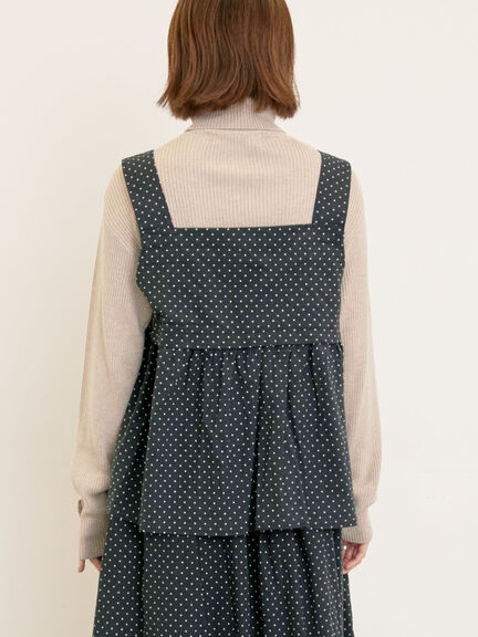 【ゆべし×Samansa Mos2】前後2WAYビスチェ(グレー/ブラック/ベージュ/キャメル)|Samansa Mos2(サマンサ モスモス)通販