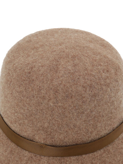 【消臭効果】バックリボンレトロハット(ベージュ/ブラウン)|Samansa Mos2(サマンサ モスモス)通販