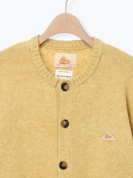 【KELTY×Samansa Mos2】クルーネックカーディガン(チャコールグレー/レッド/ベージュ/イエロー)|Samansa Mos2(サマンサ モスモス)通販
