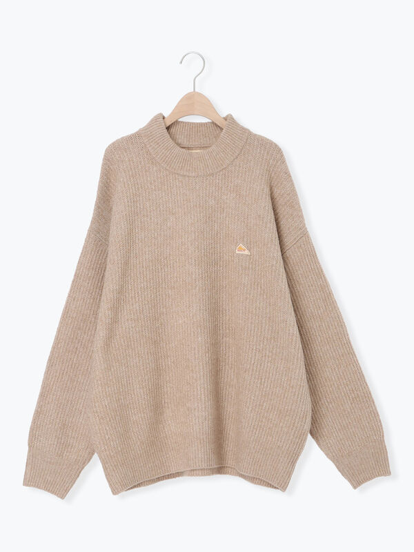 【KELTY×Samansa Mos2】モックネックニット(ベージュ)|Samansa Mos2(サマンサ モスモス)通販