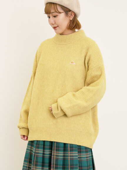 【KELTY×Samansa Mos2】モックネックニット(チャコールグレー/レッド/ベージュ/イエロー)|Samansa Mos2(サマンサ モスモス)通販