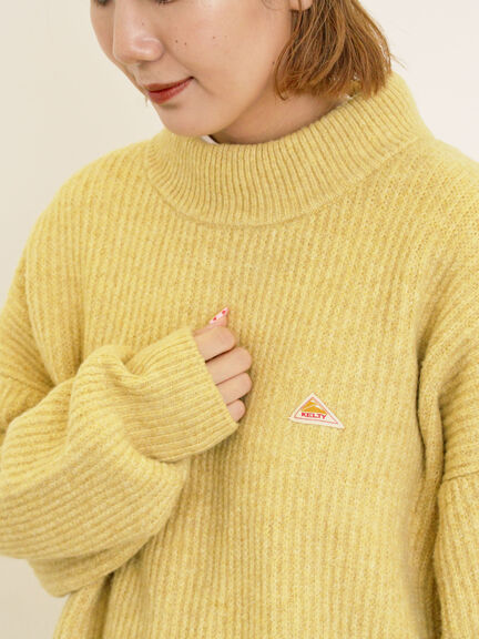 【KELTY×Samansa Mos2】モックネックニット(チャコールグレー/レッド/ベージュ/イエロー)|Samansa Mos2(サマンサ モスモス)通販