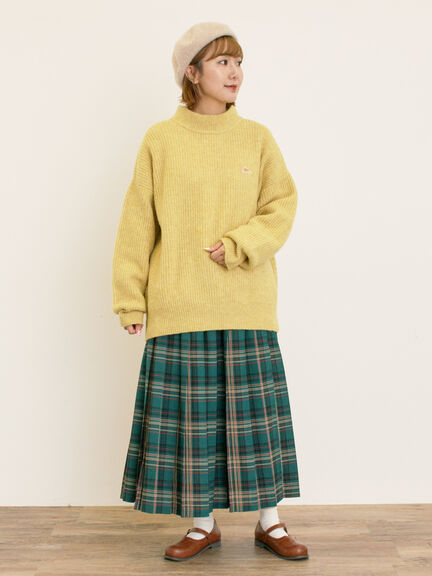 【KELTY×Samansa Mos2】モックネックニット(チャコールグレー/レッド/ベージュ/イエロー)|Samansa Mos2(サマンサ モスモス)通販