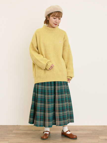 【KELTY×Samansa Mos2】モックネックニット(チャコールグレー/レッド/ベージュ/イエロー)|Samansa Mos2(サマンサ モスモス)通販