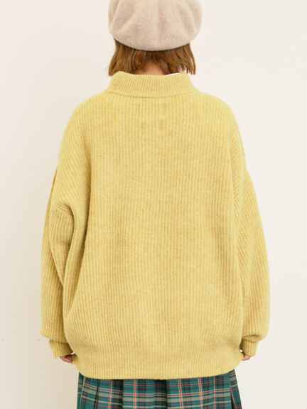 【KELTY×Samansa Mos2】モックネックニット(チャコールグレー/レッド/ベージュ/イエロー)|Samansa Mos2(サマンサ モスモス)通販