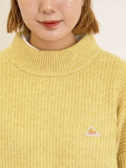 【KELTY×Samansa Mos2】モックネックニット(チャコールグレー/レッド/ベージュ/イエロー)|Samansa Mos2(サマンサ モスモス)通販