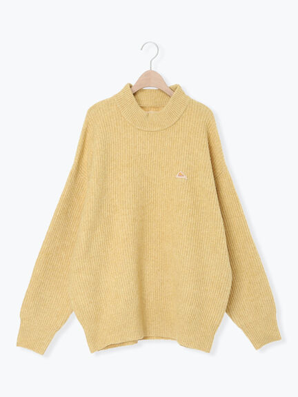 【KELTY×Samansa Mos2】モックネックニット(チャコールグレー/レッド/ベージュ/イエロー)|Samansa Mos2(サマンサ モスモス)通販