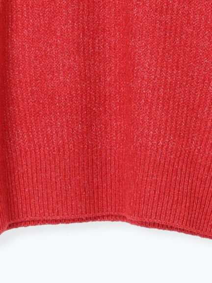 【KELTY×Samansa Mos2】モックネックニット(チャコールグレー/レッド/ベージュ/イエロー)|Samansa Mos2(サマンサ モスモス)通販