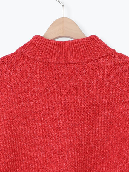 【KELTY×Samansa Mos2】モックネックニット(チャコールグレー/レッド/ベージュ/イエロー)|Samansa Mos2(サマンサ モスモス)通販