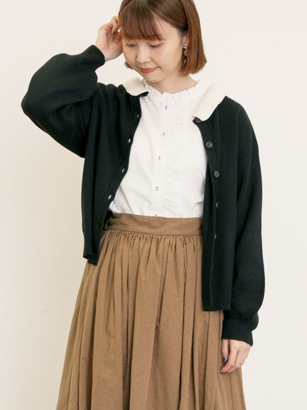 【ゆべし×Samansa Mos2】マルチWAYニット(ブラック/レッド/ベージュ/キャメル)|Samansa Mos2(サマンサ モスモス)通販