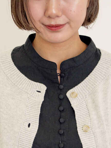 ◎刺繍カーディガン(グレー/チャコールグレー/レッド)|Samansa Mos2(サマンサ モスモス)通販