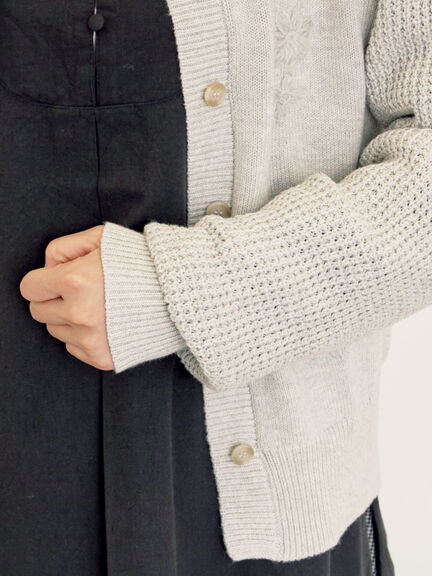 ◎刺繍カーディガン(グレー/チャコールグレー/レッド)|Samansa Mos2(サマンサ モスモス)通販