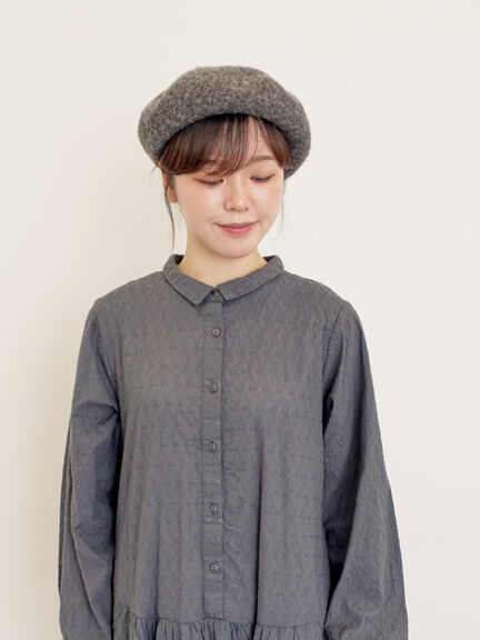 ◎刺繍ワンピース(グレー/チャコールグレー/キナリ)|Samansa Mos2(サマンサ モスモス)通販