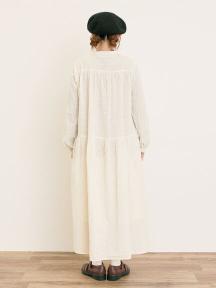 ◎刺繍ワンピース(グレー/チャコールグレー/キナリ)|Samansa Mos2(サマンサ モスモス)通販