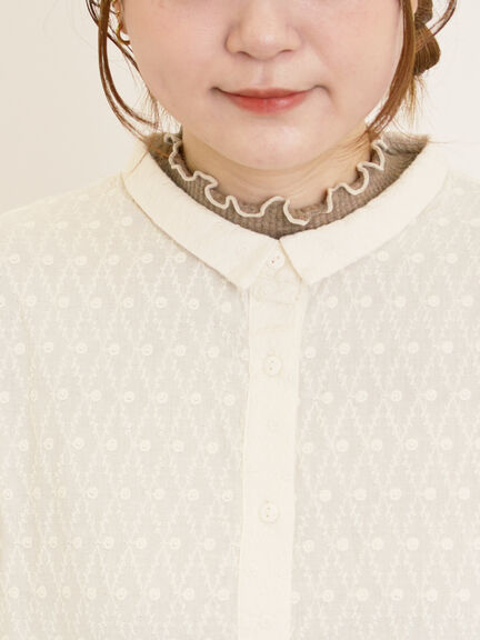 ◎刺繍ワンピース(グレー/チャコールグレー/キナリ)|Samansa Mos2(サマンサ モスモス)通販