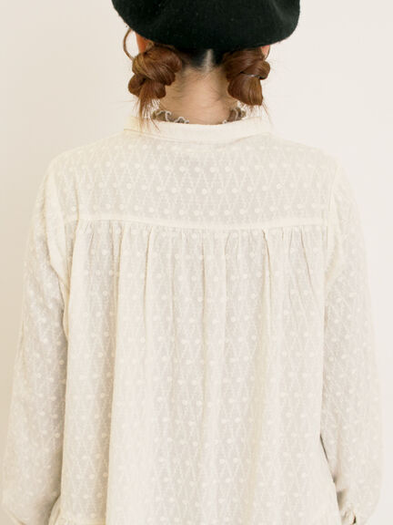 ◎刺繍ワンピース(グレー/チャコールグレー/キナリ)|Samansa Mos2(サマンサ モスモス)通販