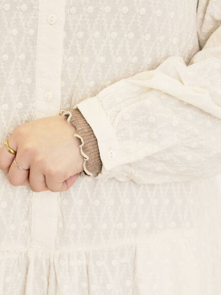 ◎刺繍ワンピース(グレー/チャコールグレー/キナリ)|Samansa Mos2(サマンサ モスモス)通販