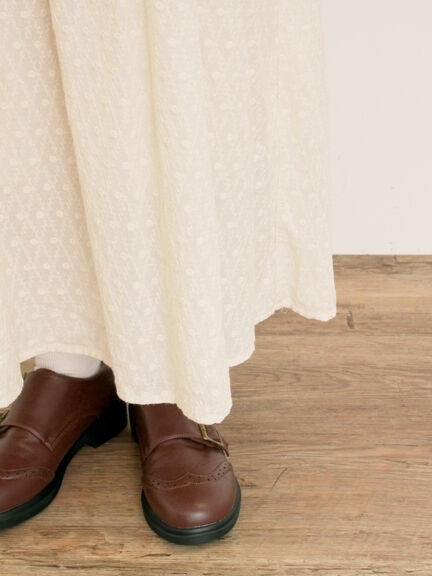 ◎刺繍ワンピース(グレー/チャコールグレー/キナリ)|Samansa Mos2(サマンサ モスモス)通販