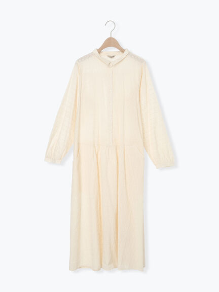 ◎刺繍ワンピース(グレー/チャコールグレー/キナリ)|Samansa Mos2(サマンサ モスモス)通販