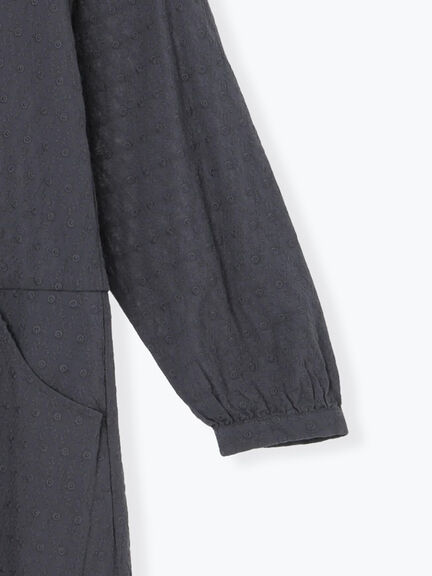 ◎刺繍ワンピース(グレー/チャコールグレー/キナリ)|Samansa Mos2(サマンサ モスモス)通販