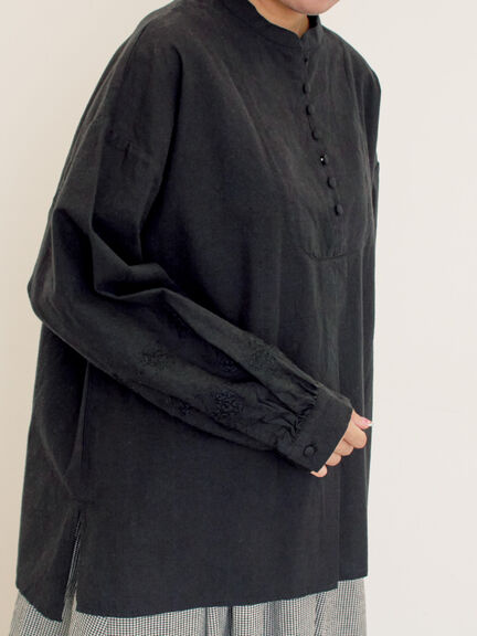 ◎袖刺繍ブラウス(オフホワイト/ブラック/ベージュ)|Samansa Mos2(サマンサ モスモス)通販