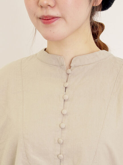 ◎袖刺繍ブラウス(オフホワイト/ブラック/ベージュ)|Samansa Mos2(サマンサ モスモス)通販