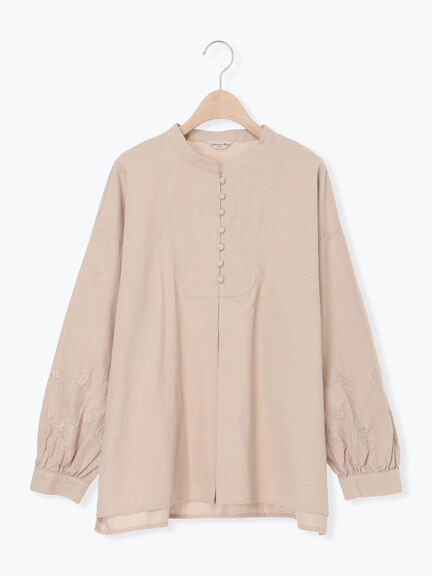 ◎袖刺繍ブラウス(オフホワイト/ブラック/ベージュ)|Samansa Mos2(サマンサ モスモス)通販