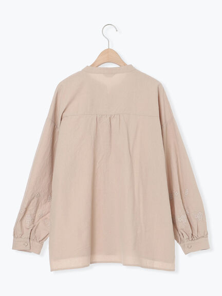 ◎袖刺繍ブラウス(オフホワイト/ブラック/ベージュ)|Samansa Mos2(サマンサ モスモス)通販