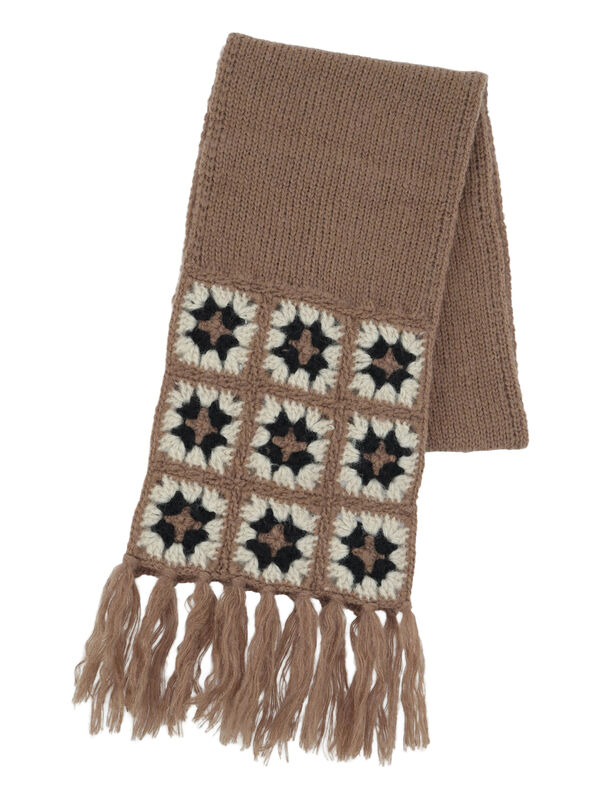 モチーフ編みマフラー(モカ)|Samansa Mos2(サマンサ モスモス)通販